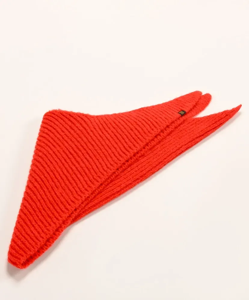 Fluffy Triangle Stole