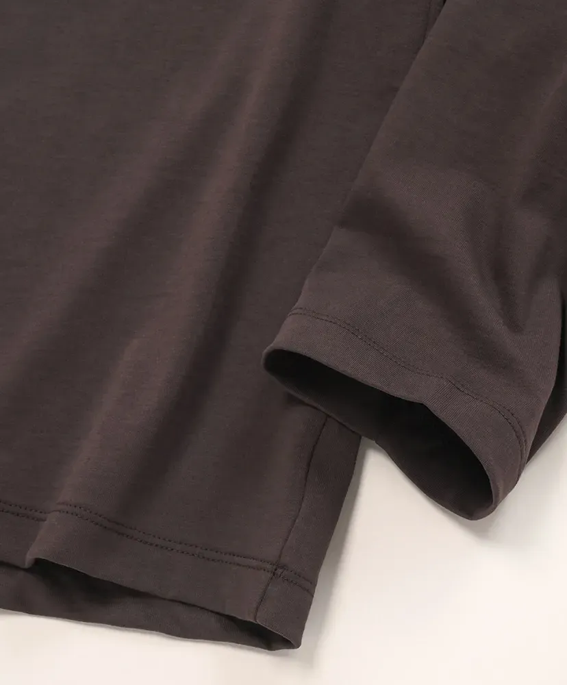 Men Utility Cotton Crew Neck Long Sleeve T-Shirt