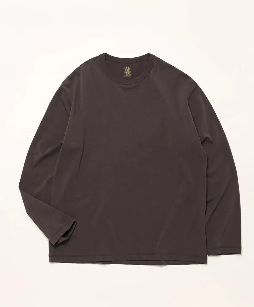 Men Utility Cotton Crew Neck Long Sleeve T-Shirt