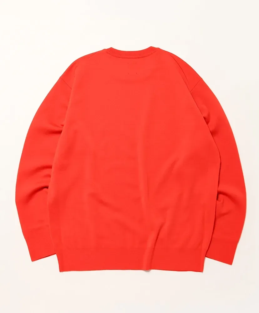 Men 32G Smooth Wool Classic Crew Neck