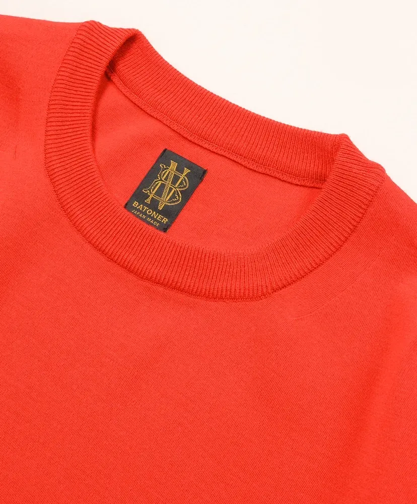 Men 32G Smooth Wool Classic Crew Neck