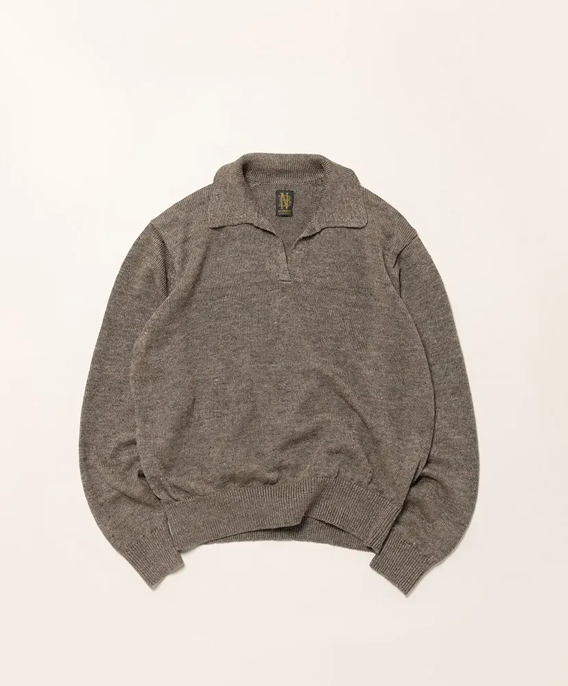 Washed High Count Linen Skipper