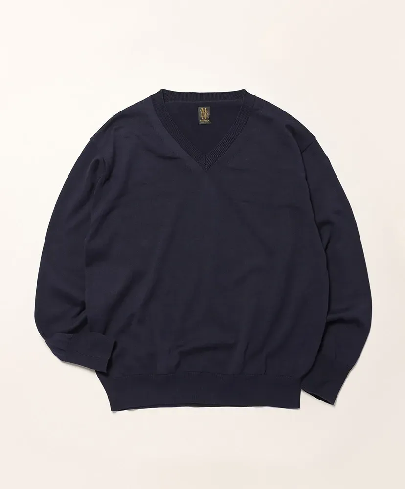 Men Caribbean Seaisland Cotton V Neck