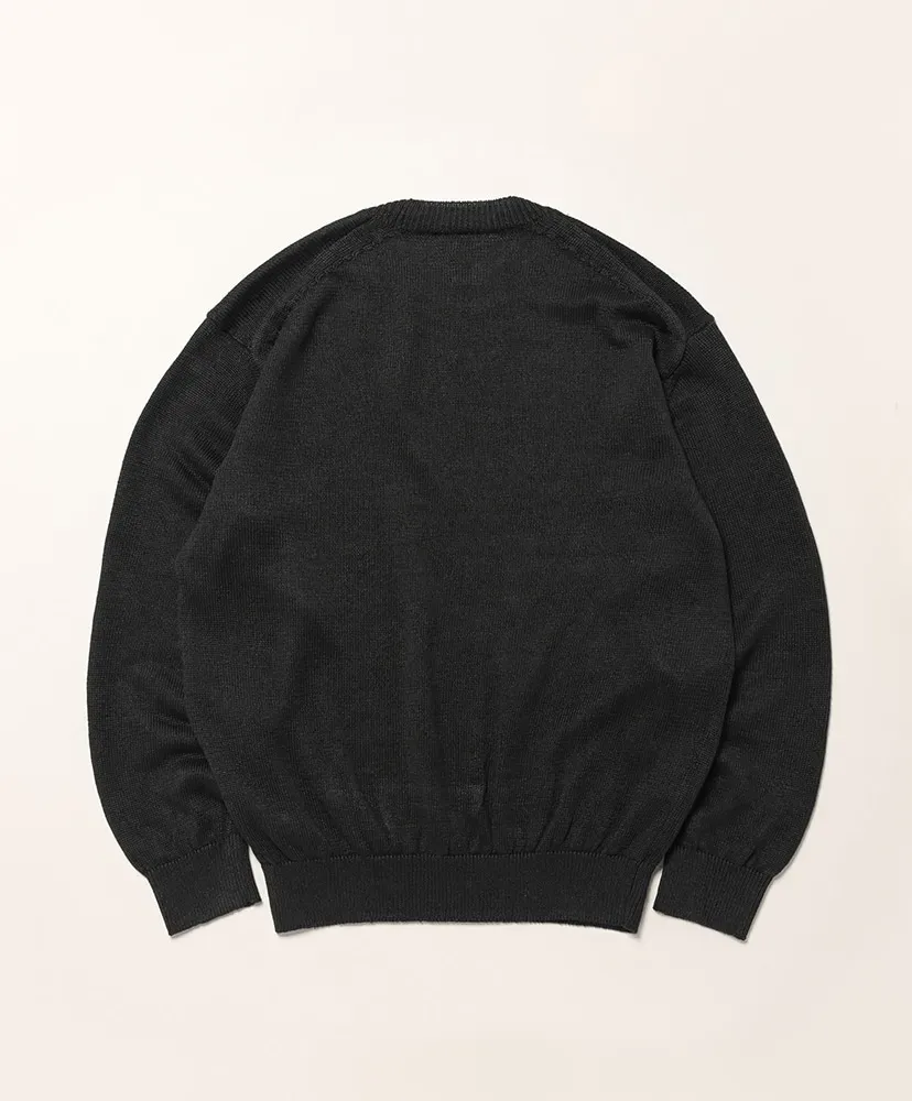 Men Washed High Count Linen Crew Neck