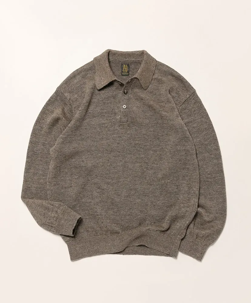 Washed High Count Linen Polo