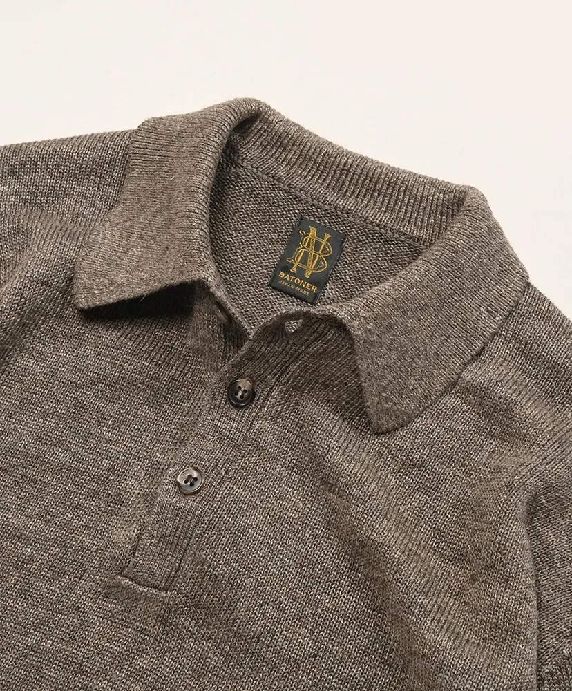 Washed High Count Linen Polo