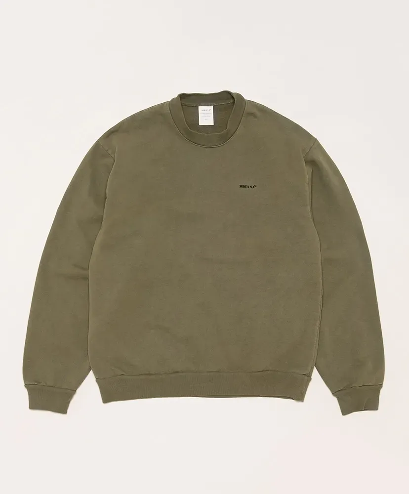 Pigment/Garment Dye Sweat Crew 14Oz