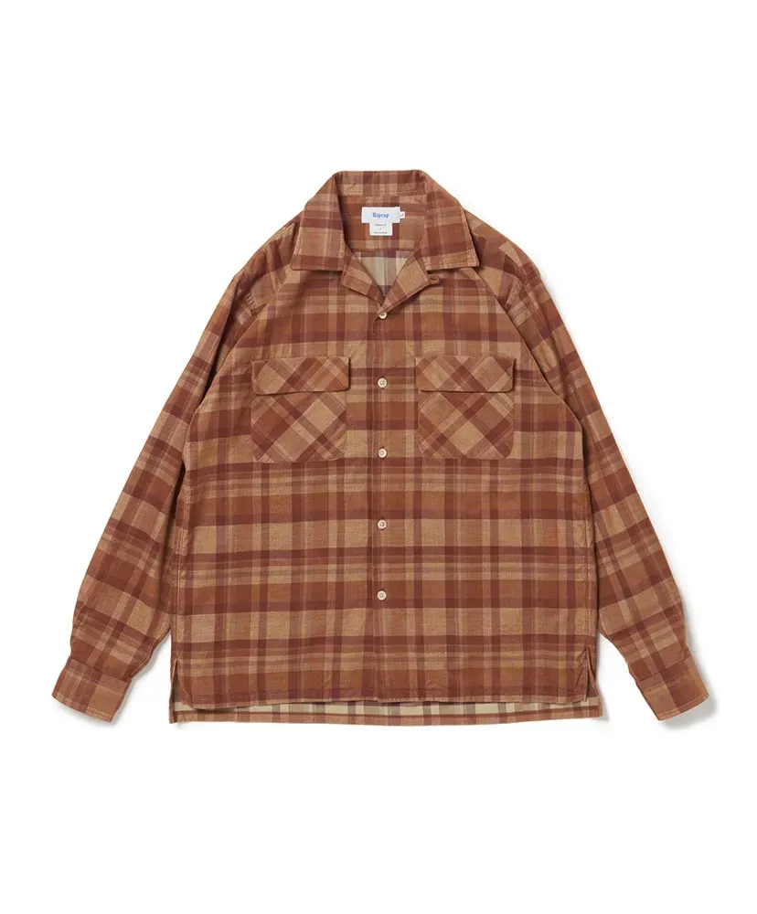 Open Collar Sh L/S