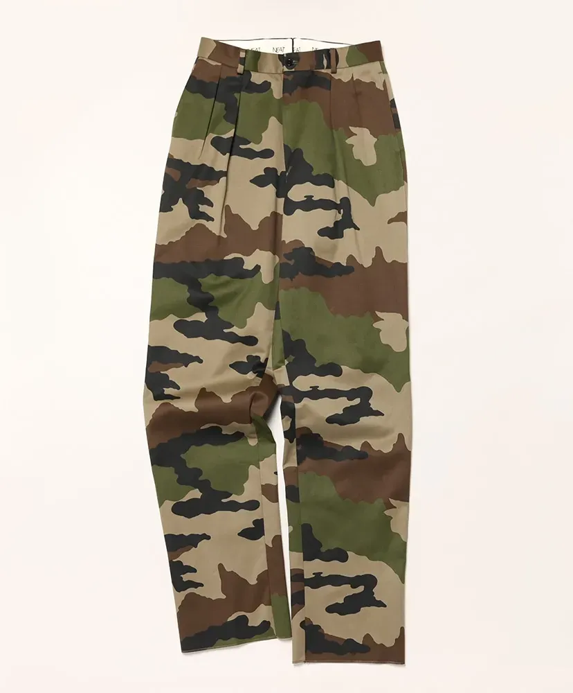 90's French F-2 Camo Neat Chino