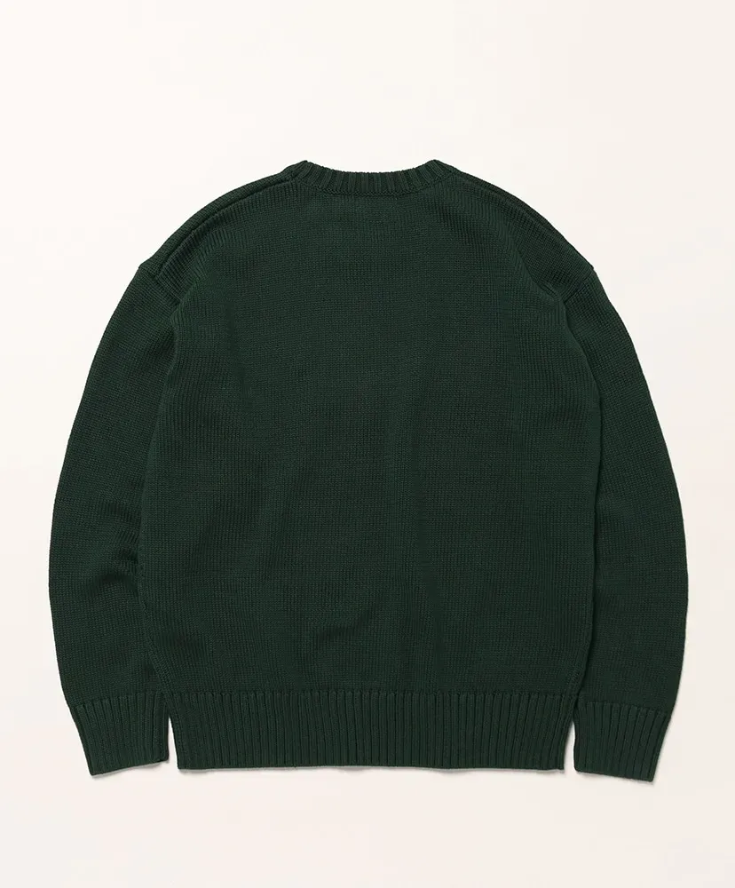 Big Fit Logo Cotton Jumper