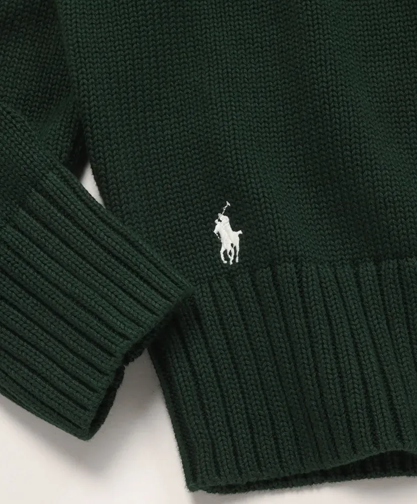 Big Fit Logo Cotton Jumper