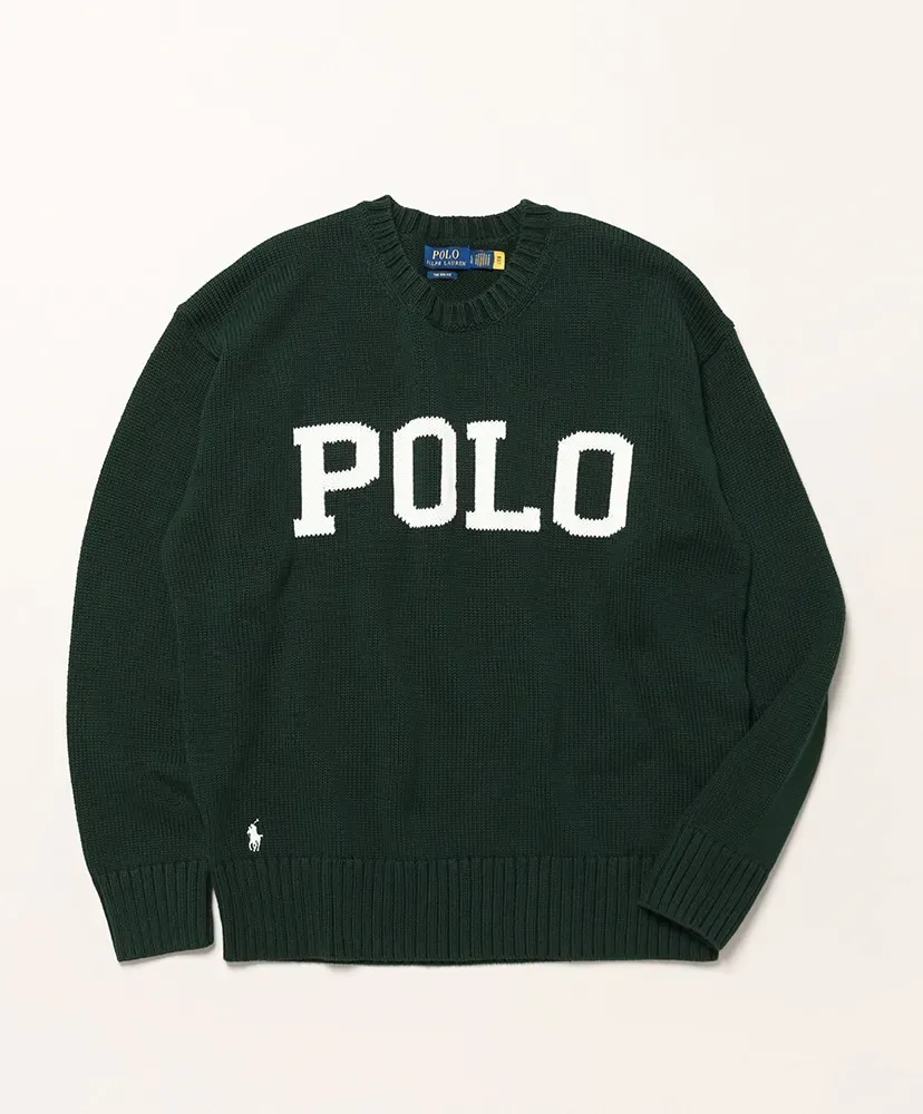 Big Fit Logo Cotton Jumper