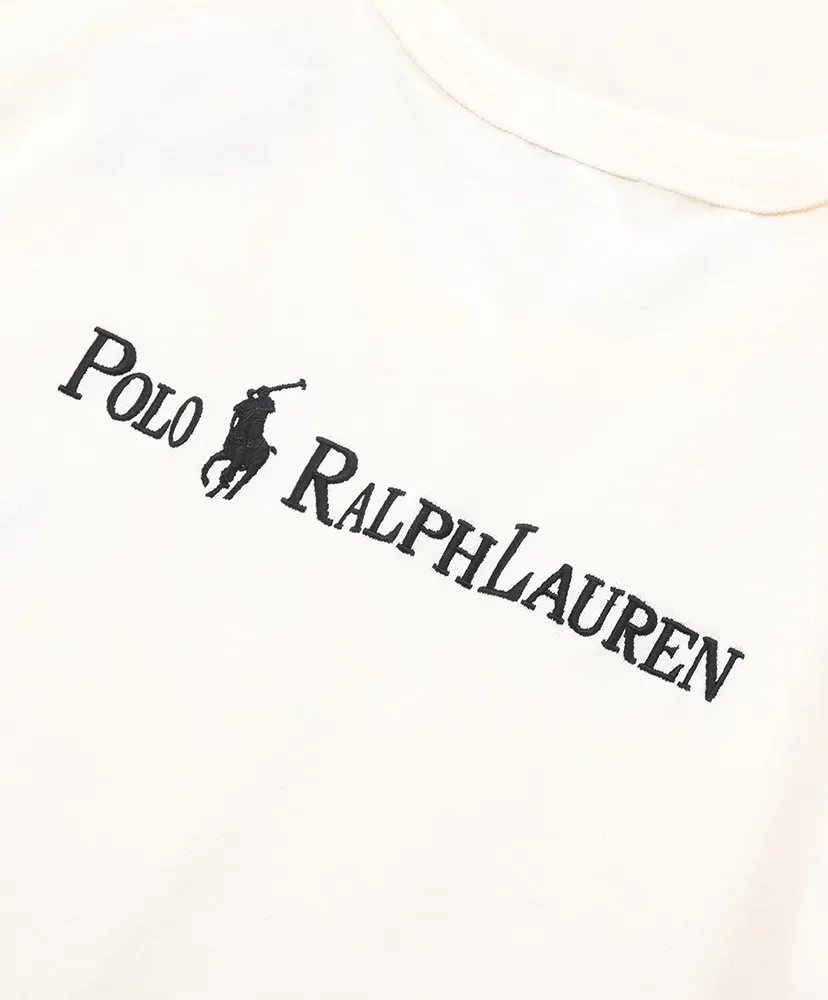 Relaxed Fit Back Embroidery Logo Jersey T-Shirt