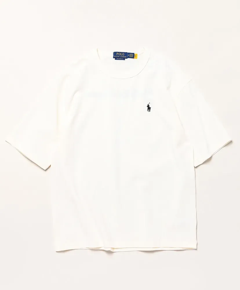 Relaxed Fit Back Embroidery Logo Jersey T-Shirt