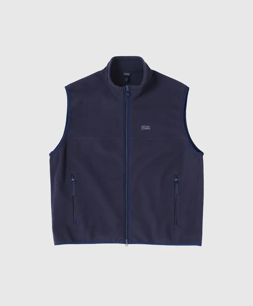 Fleece Full Zip Vest
