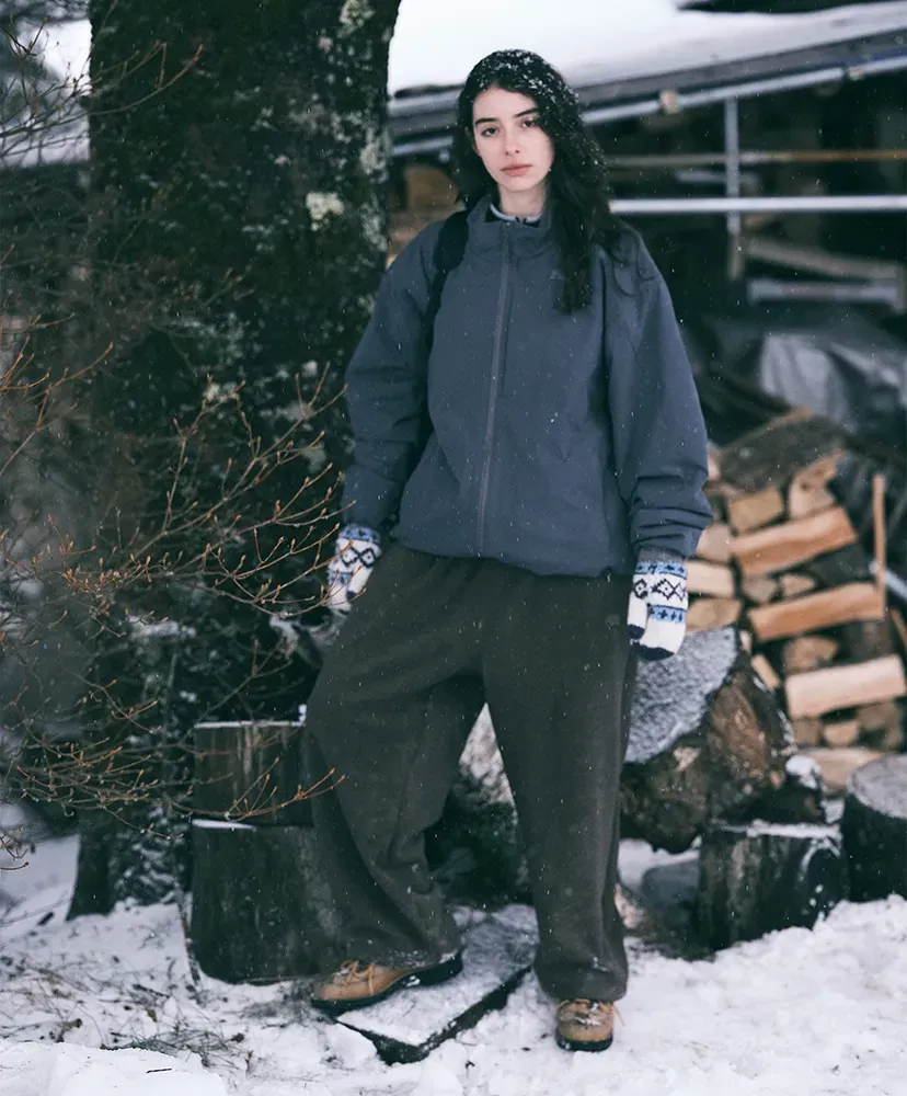 Og Logo Wide Fit Fleece Pants