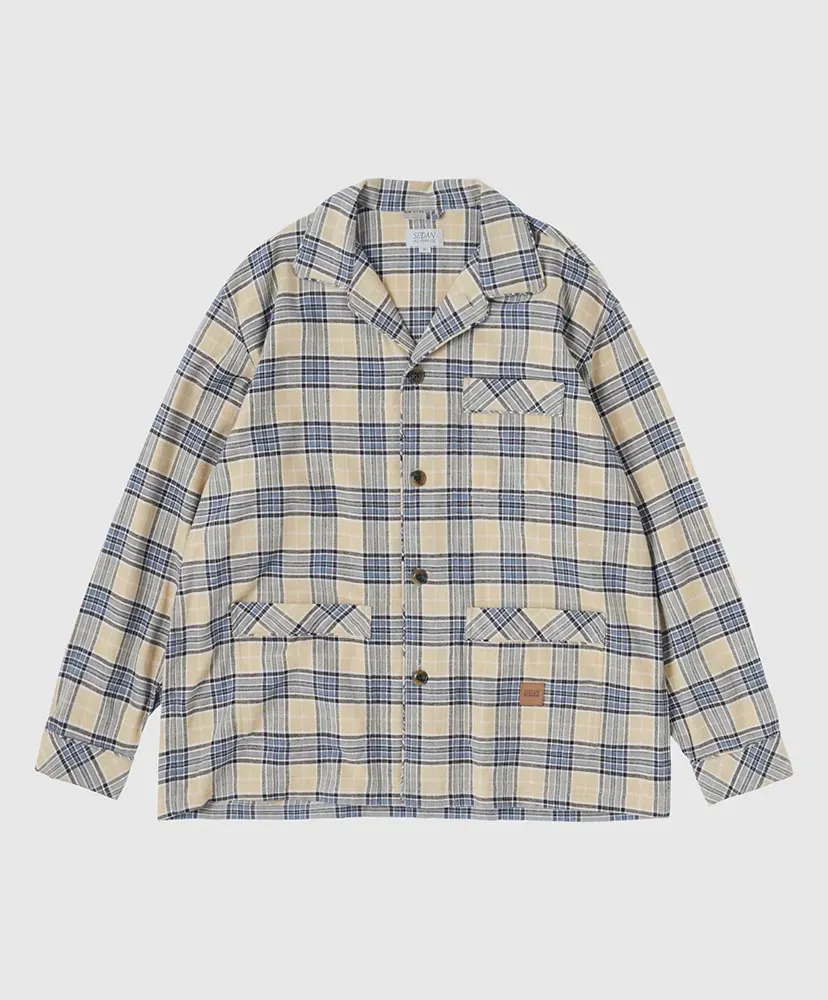 Plaid Sleeping Jacket