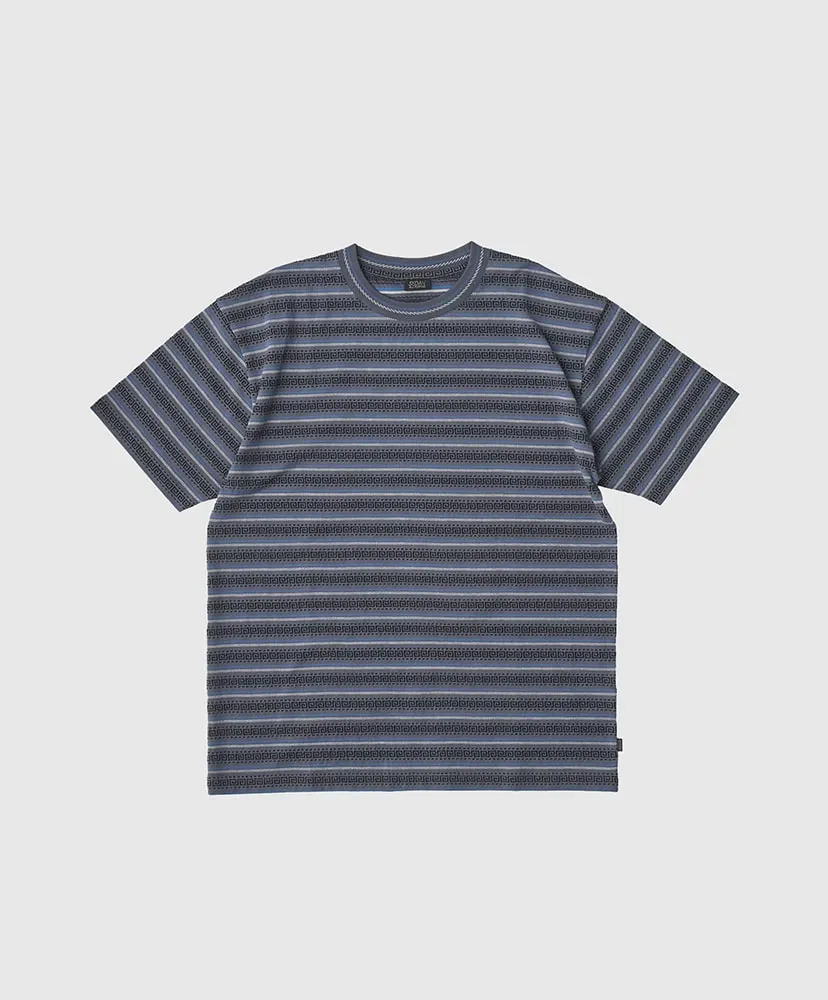 Jaquard Striped S/S Tee