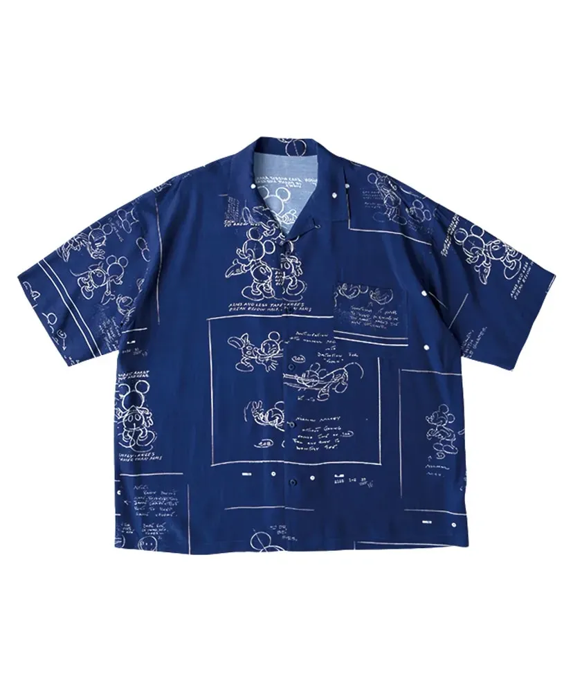 Disney Ms / Pc Aloha Collection Aloha Shirt / Disney Mickey Mouse