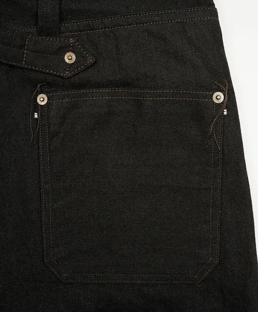 Railman Denim Pant - Black Denim