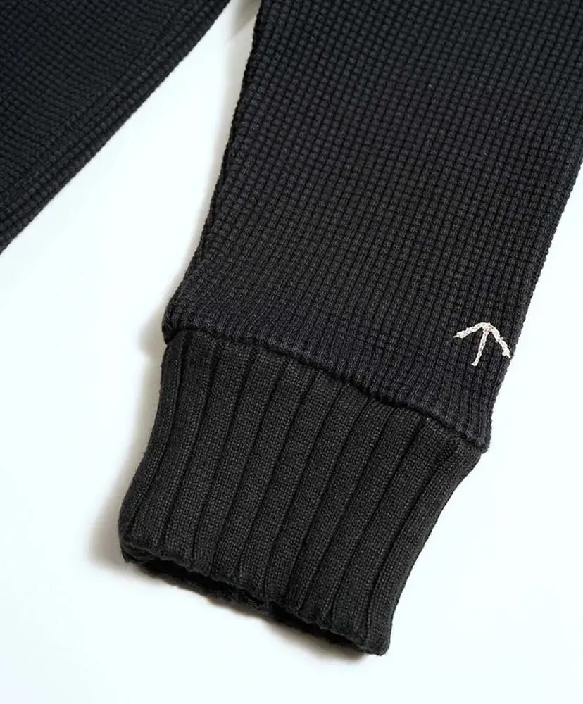 Turtle Neck - Waffle Black