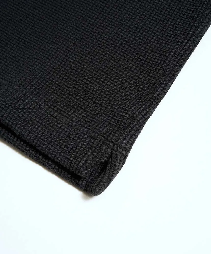 Turtle Neck - Waffle Black