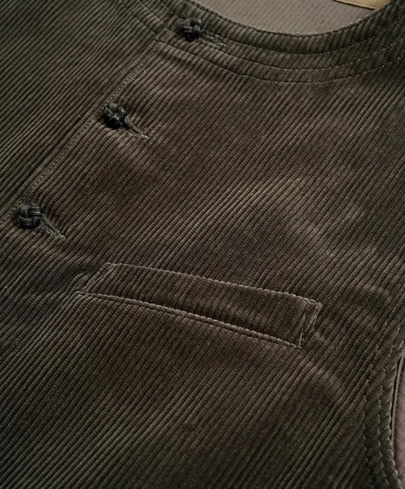 French Work Vest - 8W Corduroy