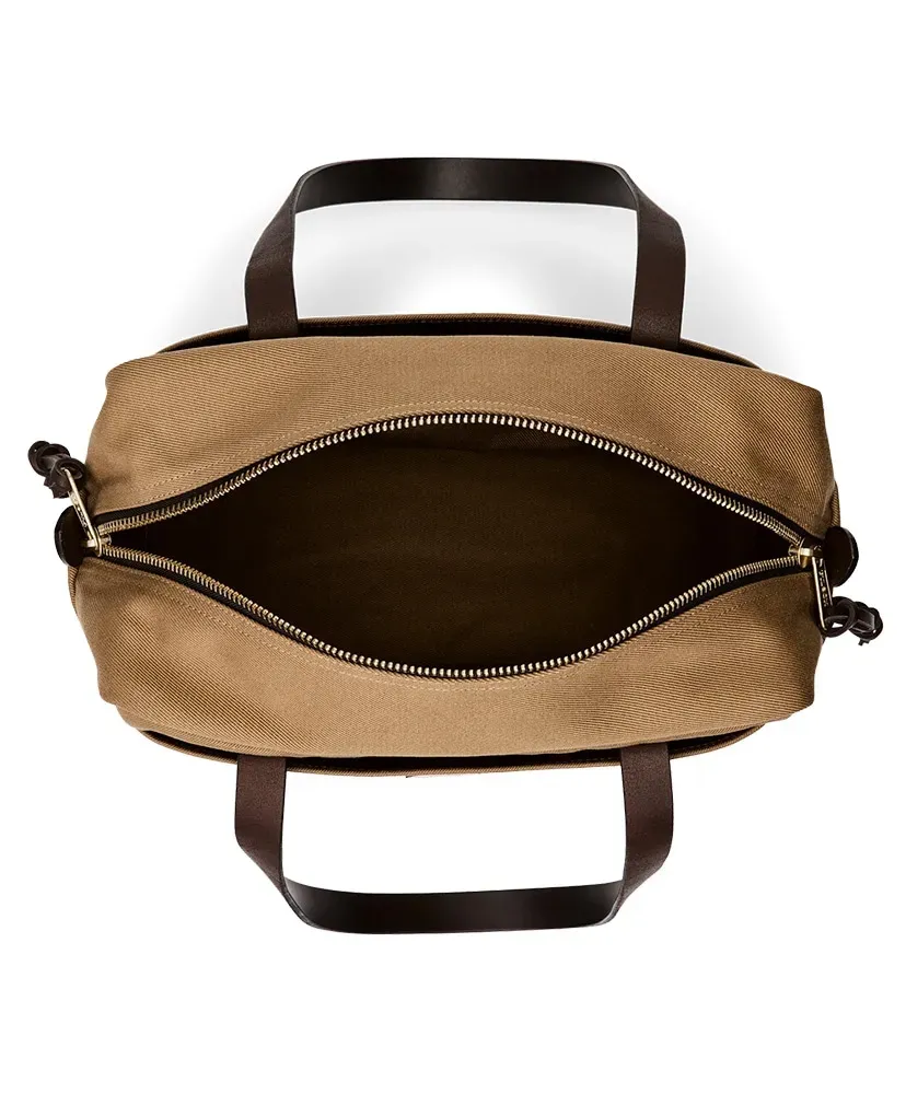 Rugged Twill Tote Bag With Zipper