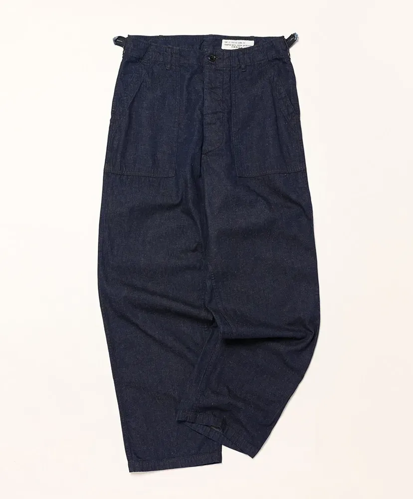 Us Army Baker Pants Cotton Linen Denim