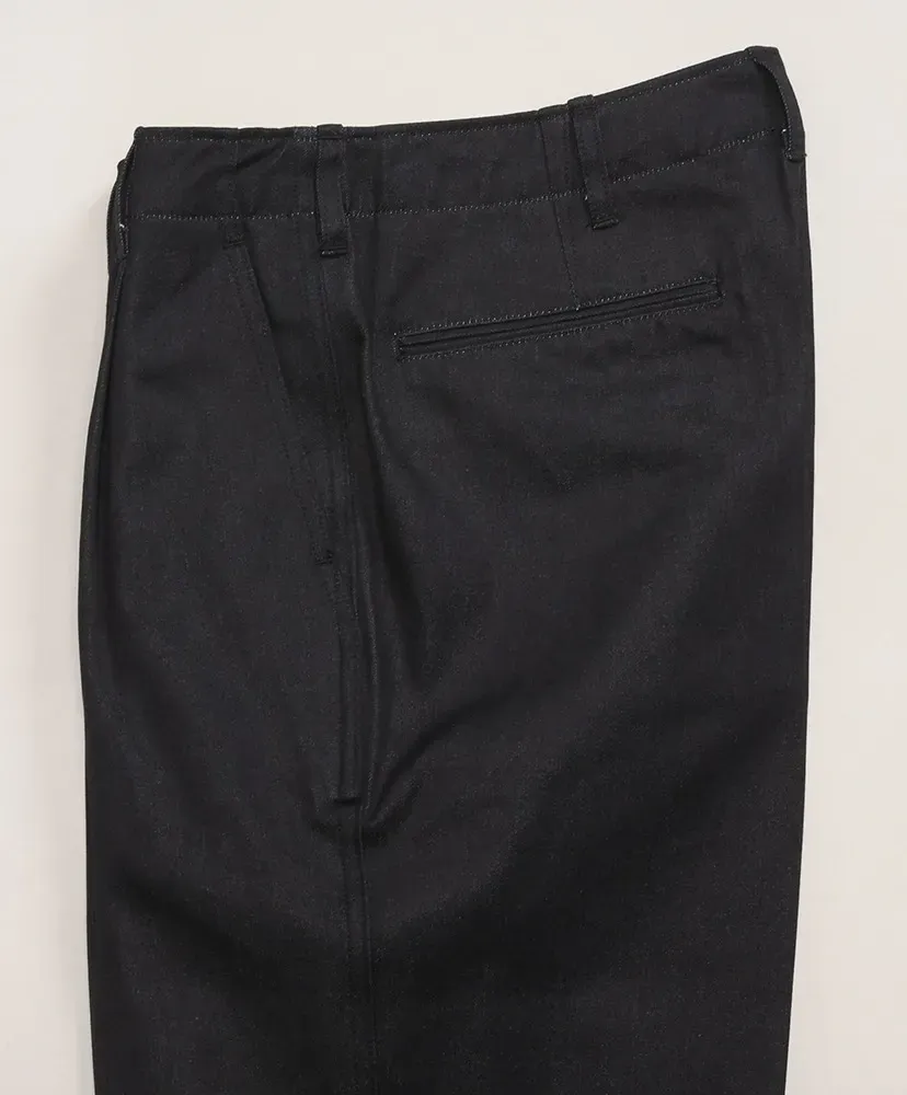 One Tuck Trousers West Point Denim