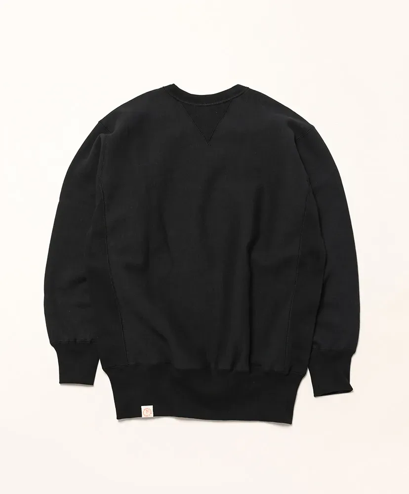 Loop Wheeled V Sweater Reverse Weave