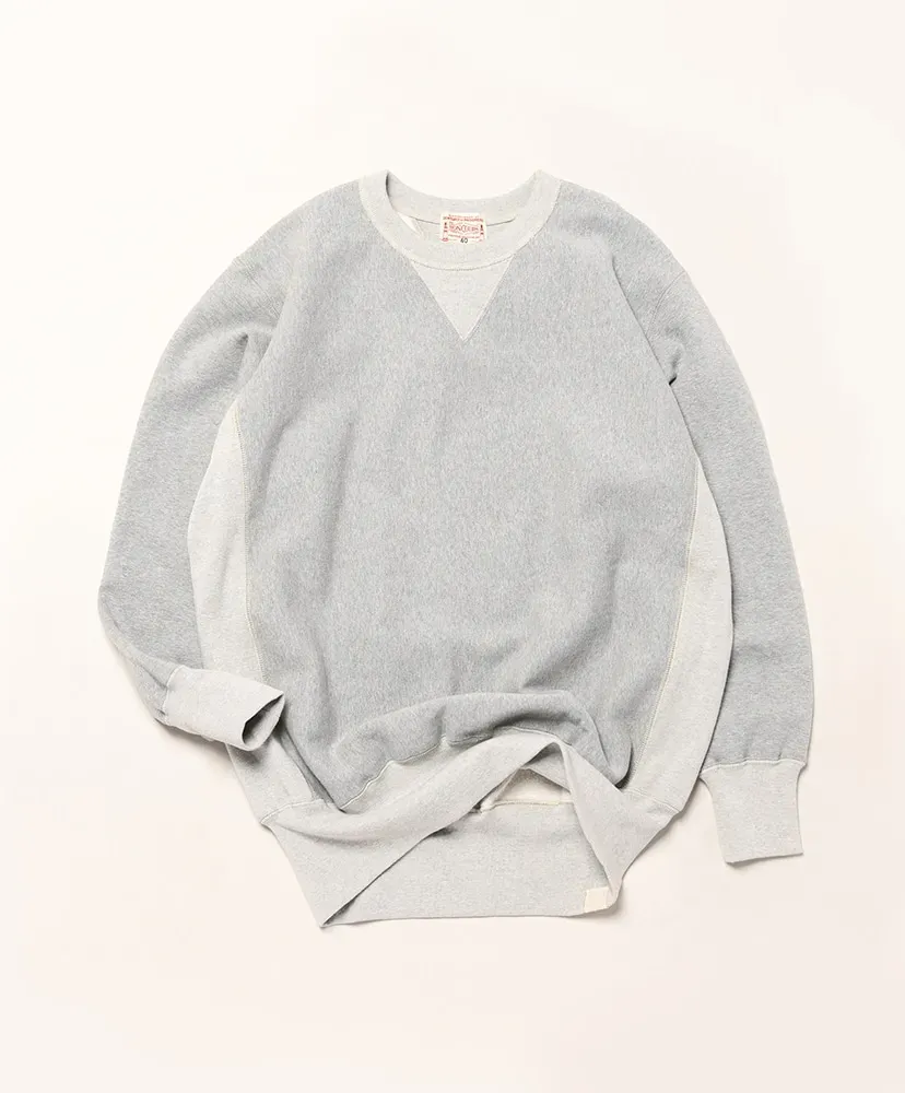 Loop Wheeled V Sweater Reverse Weave