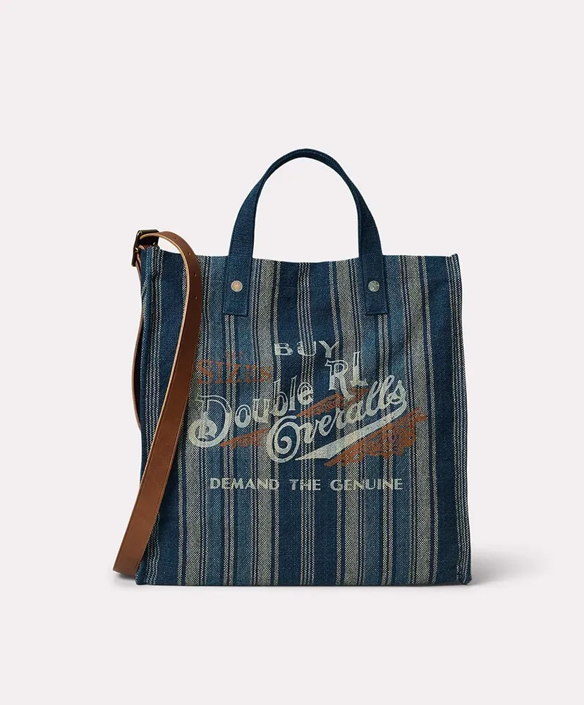 Handwoven Indigo Carpenter Tote