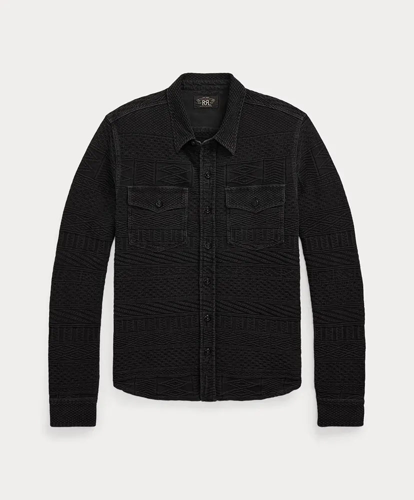 Indigo Jacquard Workshirt