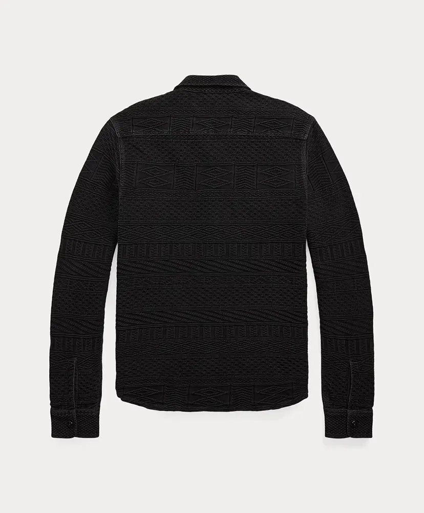 Indigo Jacquard Workshirt