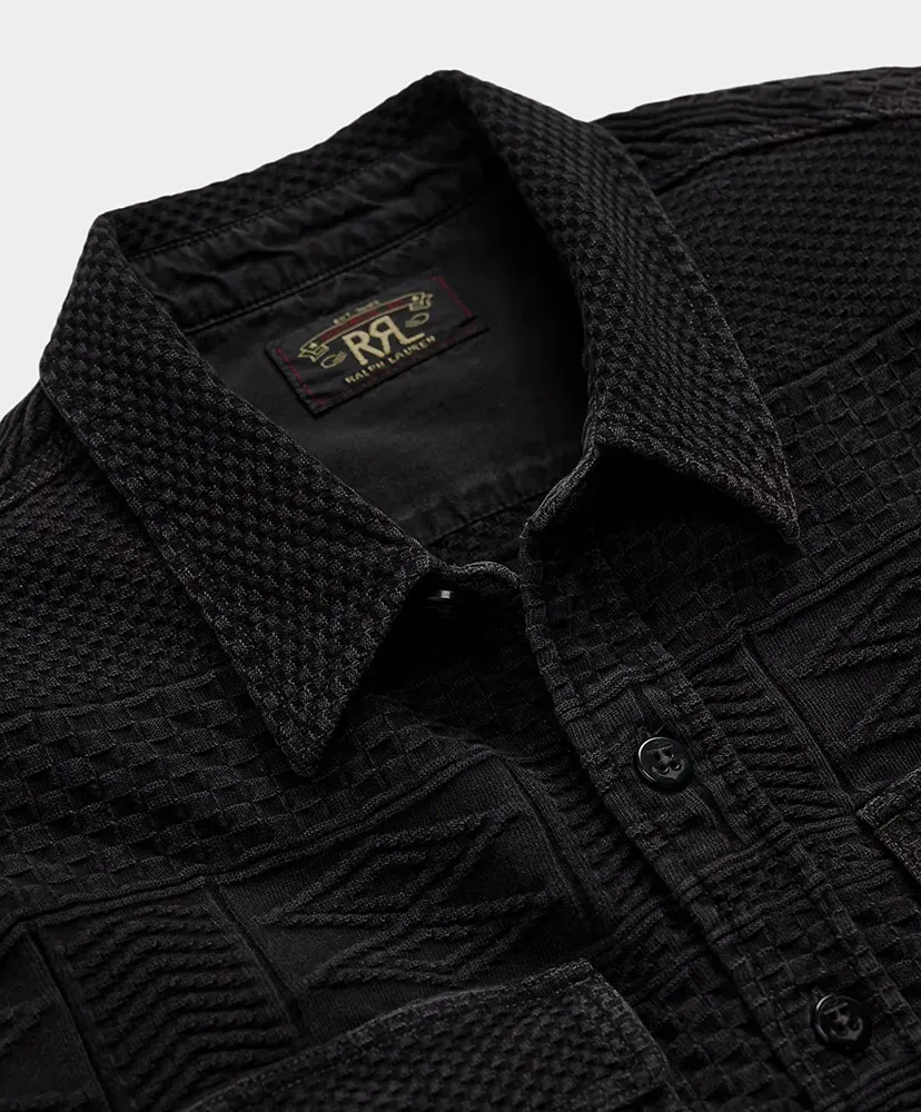 Indigo Jacquard Workshirt