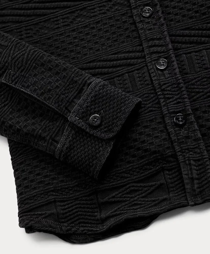 Indigo Jacquard Workshirt