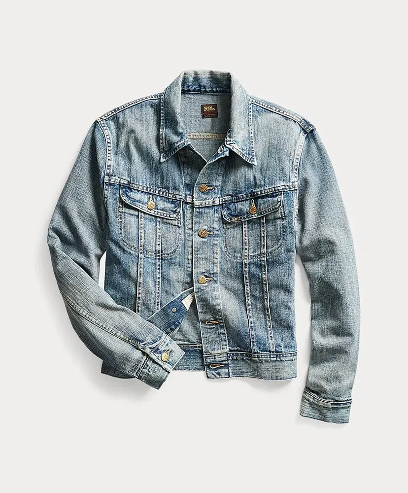 Leeland Indigo Denim Trucker Jacket