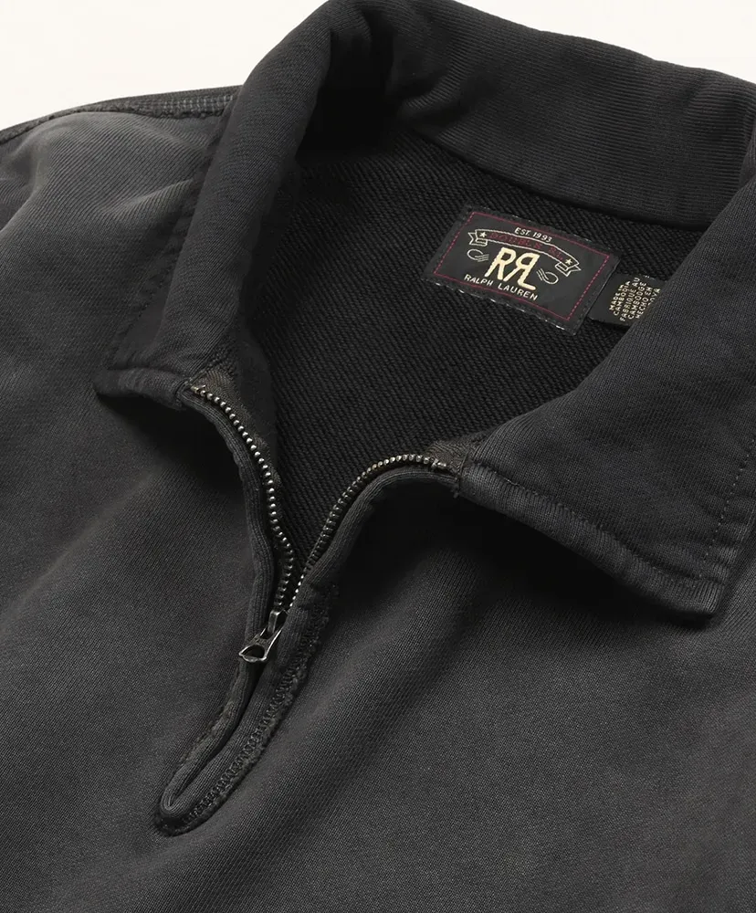 French Terry Quarter-Zip Pullover