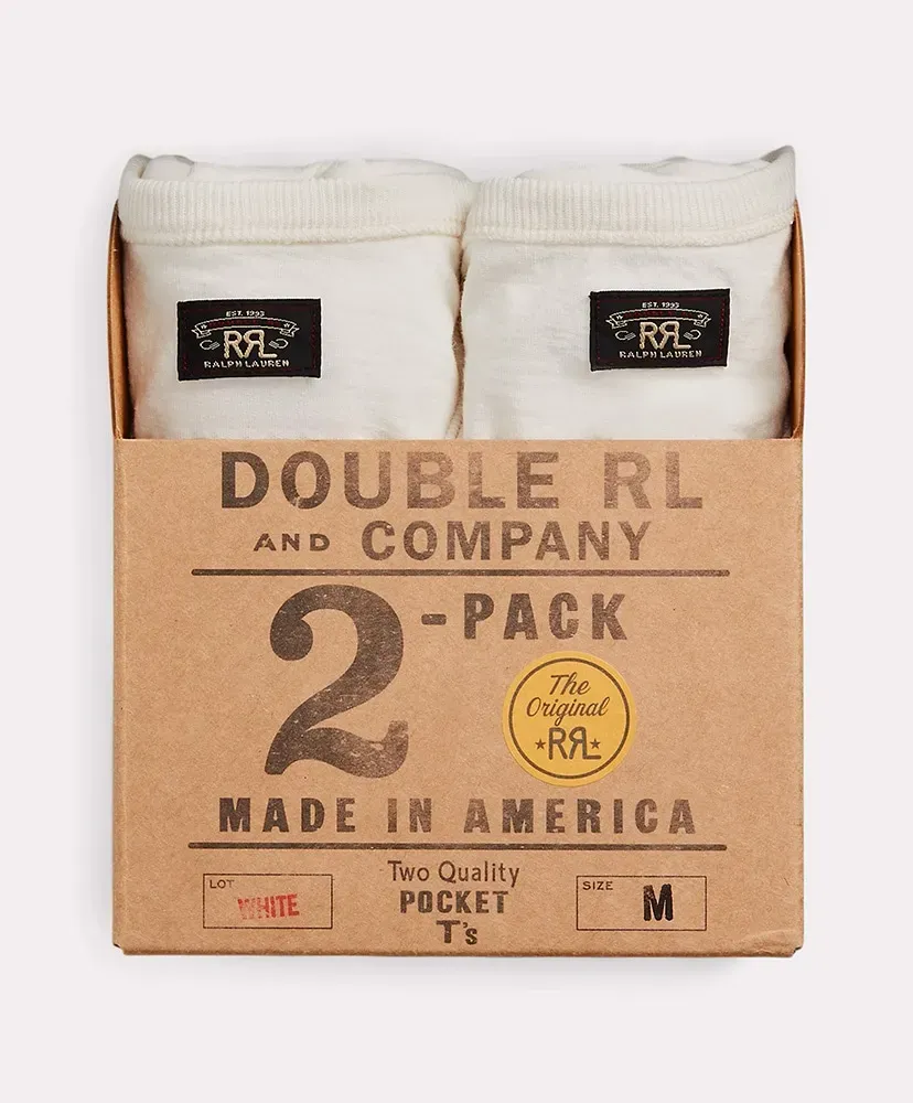 Garment-Dyed Pocket T-Shirt Two-Pack