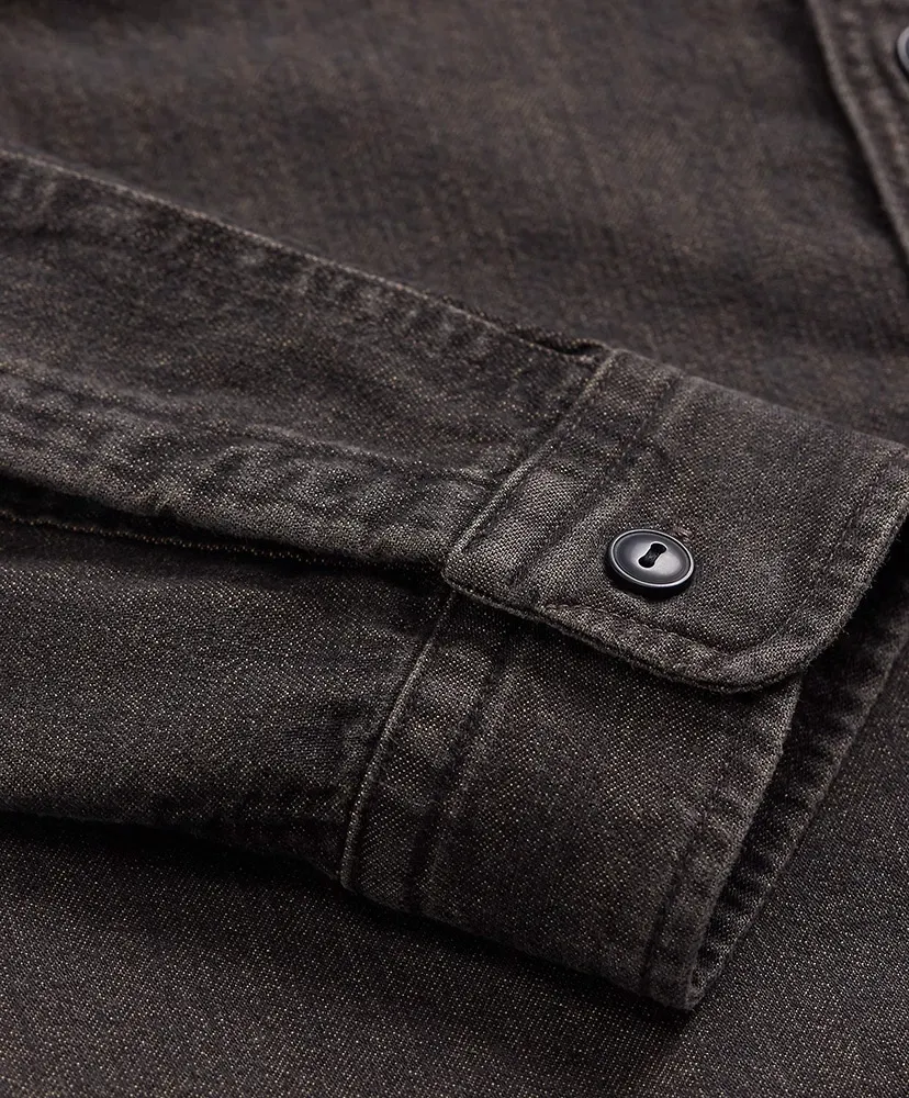 Embroidered Denim Workshirt