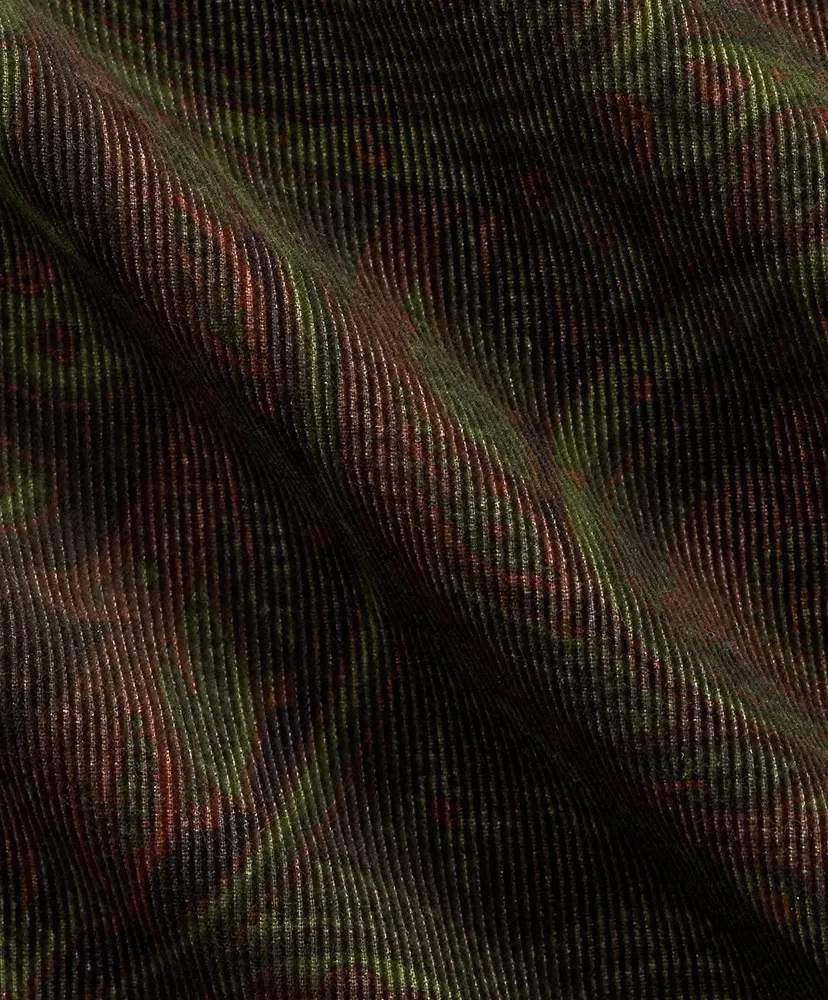 Paisley-Print Corduroy Workshirt