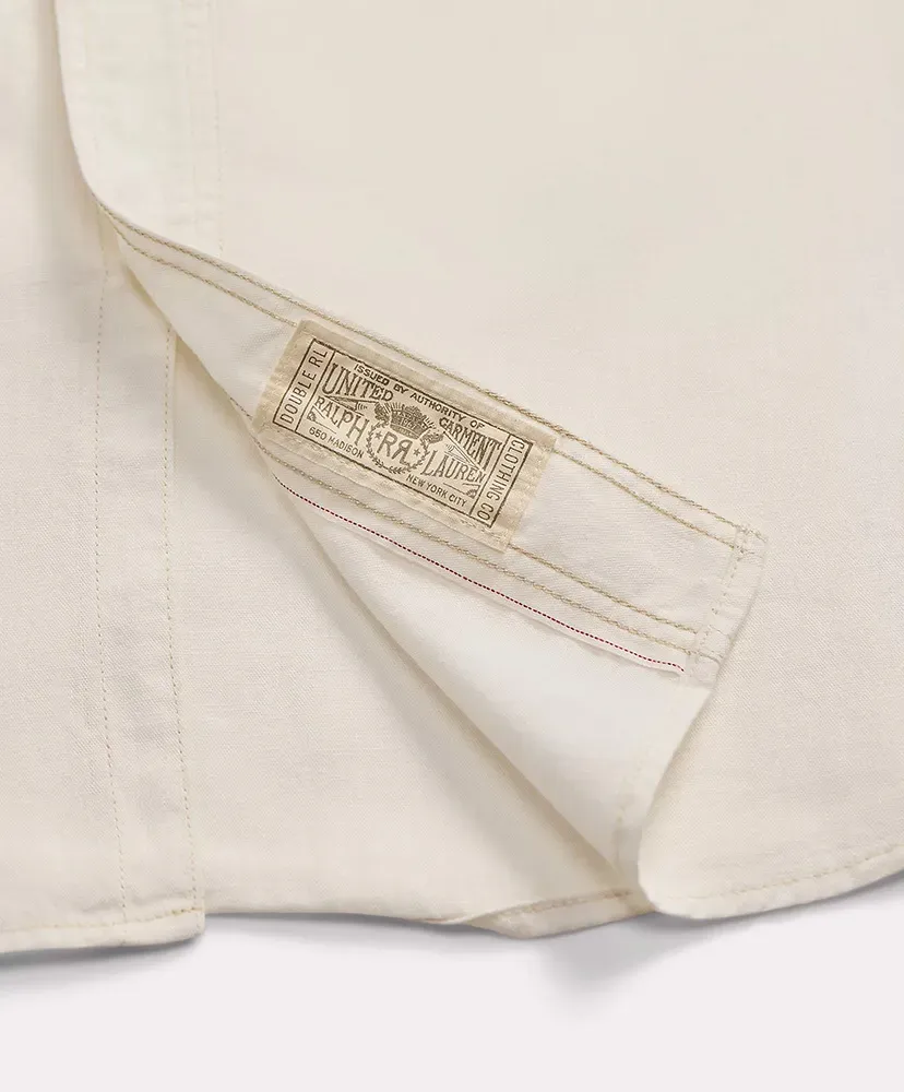 Selvedge-Detailed Woven Workshirt