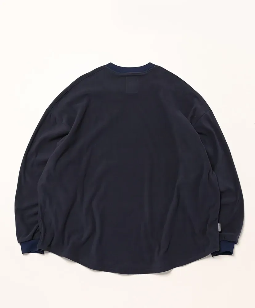 Fleece Super Big Ls Round Tee