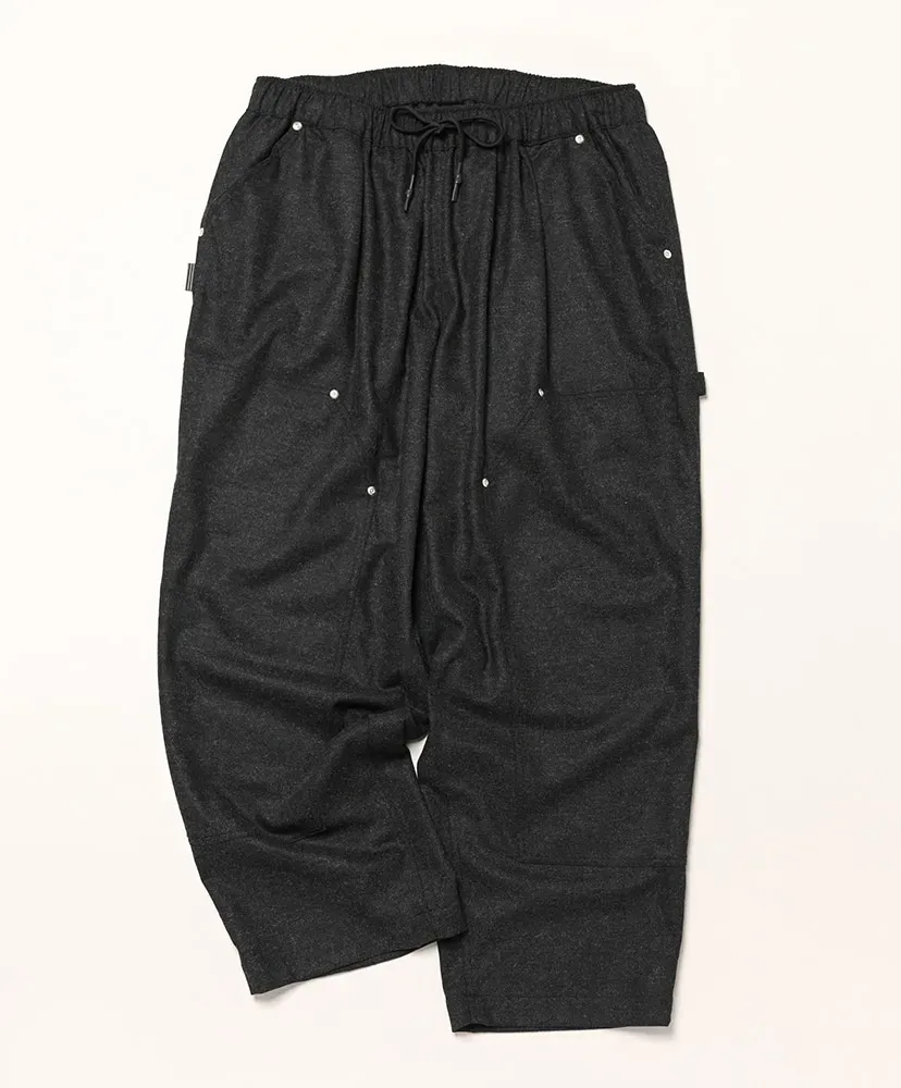 Cashmere Wool Double Knee Pants