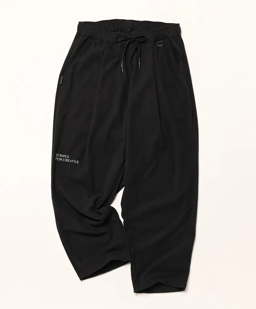 Fleece Wide Tapered Easy Pants