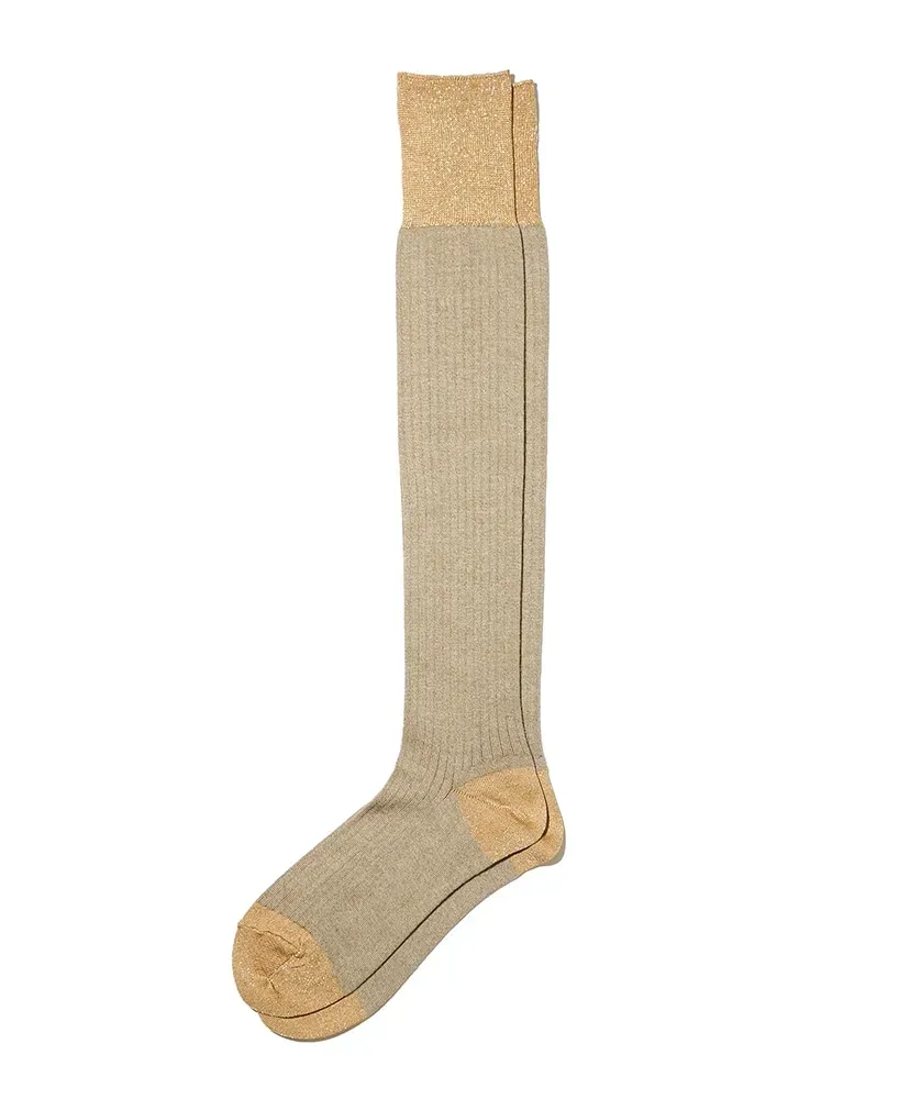 Wool Glitter High Socks 50