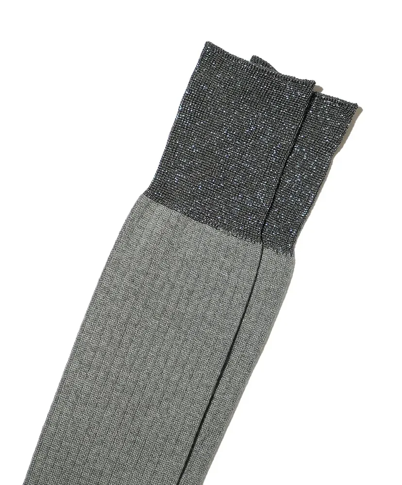 Wool Glitter High Socks 50