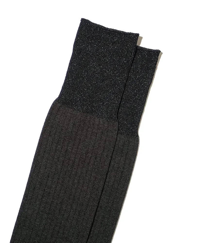Wool Glitter High Socks 50