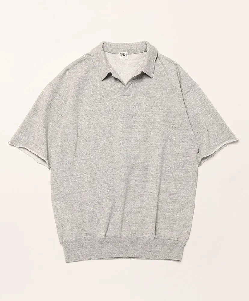 Lot.74004 Cut Off Sleeve Sweat Polo Shirt